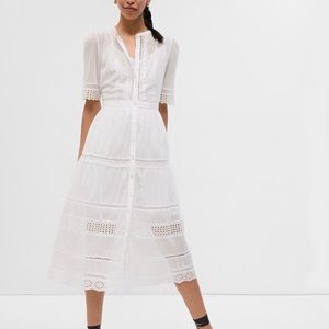 White Lace midi dress